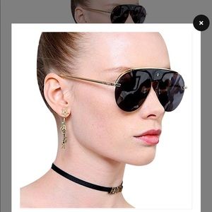 Dior 15MM metal aviator sunglasses